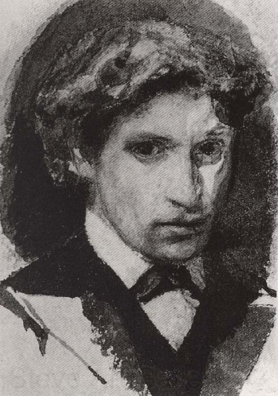 Mikhail Vrubel Self-Portrait Norge oil painting art